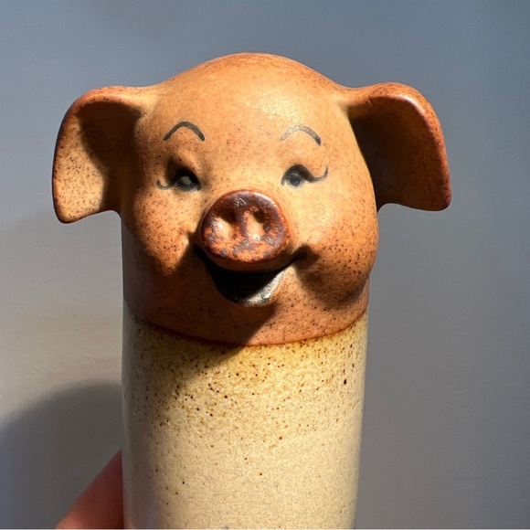 Vintage Retro Piggy Salt Shaker Only As Is Japan Cutest - Picture 1 of 7